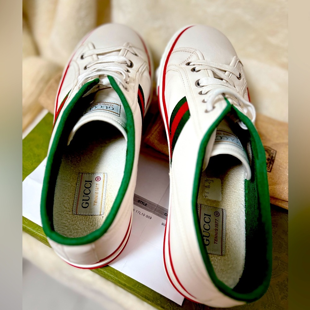 GUCCI Tennis 1977 Sneakers. Men’s US 10